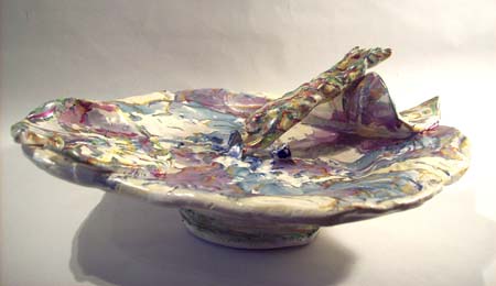 Leaping Frog Dish - Side View